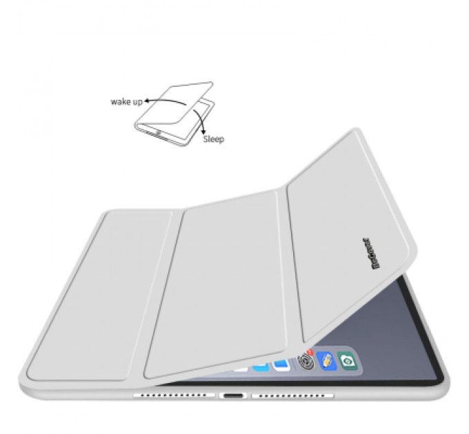 BeCover Чохол до планшета BeCover Tri Fold Soft TPU Silicone Apple iPad 10.2 2019/2020/2021 Gray (706885)