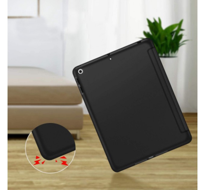BeCover Чохол до планшета BeCover Tri Fold Soft TPU Silicone Apple iPad Air 4 10.9 2020/2021 Black (706869)