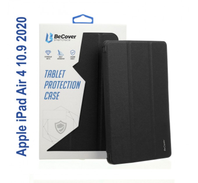 BeCover Чохол до планшета BeCover Tri Fold Soft TPU Silicone Apple iPad Air 4 10.9 2020/2021 Black (706869)