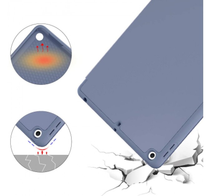 BeCover Чохол до планшета BeCover Tri Fold Soft TPU Silicone Apple iPad Air 4 10.9 2020/2021 Purple (706873)