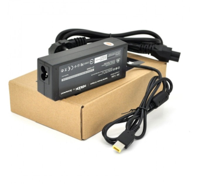 Merlion Блок живлення до ноутбуку Merlion LENOVO 65W 20V 3,25A, прямокутний (pin inside) (03219 / LLN65/20-FOR YOGA)