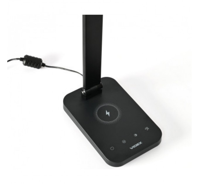 Videx Настільна лампа Videx LED з бездротовою зарядкою  18W 1800-6500K (VL-TF17B)