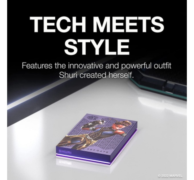 Seagate Зовнішній жорсткий диск 2.5" 2TB Shuri FireCuda Gaming Drive Seagate (STLX2000402)