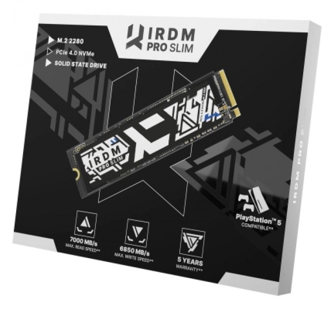 Goodram Накопичувач SSD M.2 2280 2TB IRDM PRO SLIM Goodram (IRP-SSDPR-P44S-2K0-80)
