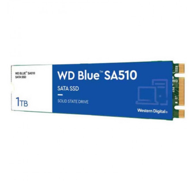 WESTERN DIGITAL Накопичувач SSD M.2 2280 1TB SA510 WD (WDS100T3B0B)