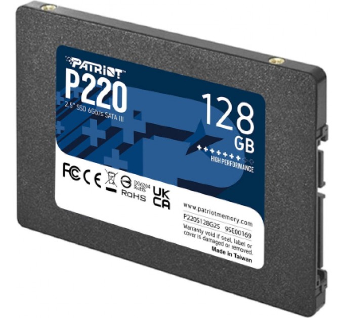 Patriot Накопичувач SSD 2.5" 128GB P220 Patriot (P220S128G25)