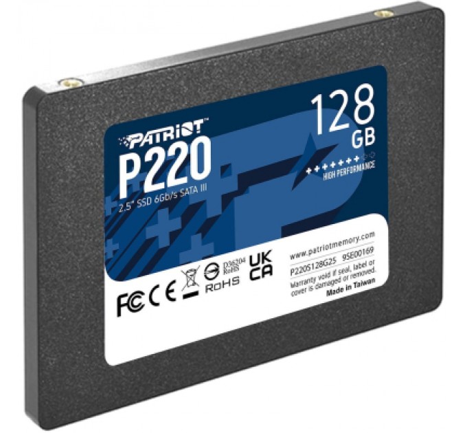 Patriot Накопичувач SSD 2.5" 128GB P220 Patriot (P220S128G25)