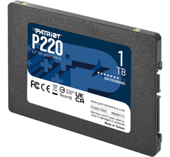 Patriot Накопичувач SSD 2.5" 1TB P220 Patriot (P220S1TB25)
