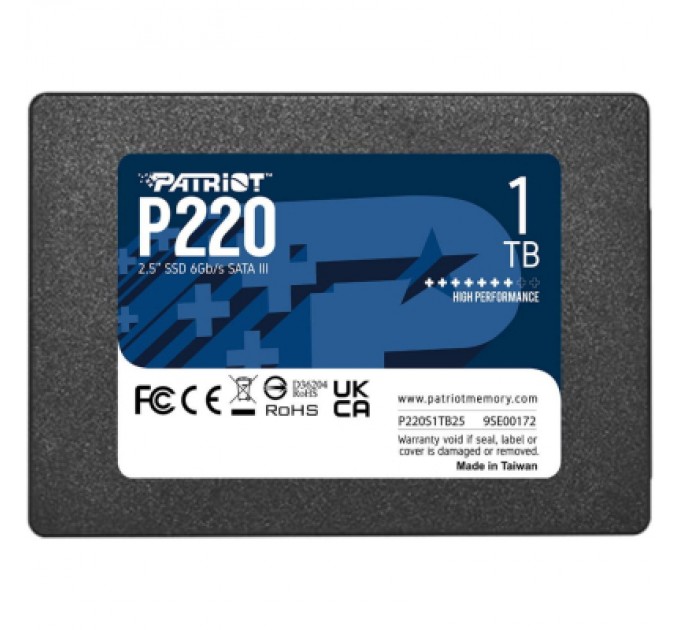Patriot Накопичувач SSD 2.5" 1TB P220 Patriot (P220S1TB25)