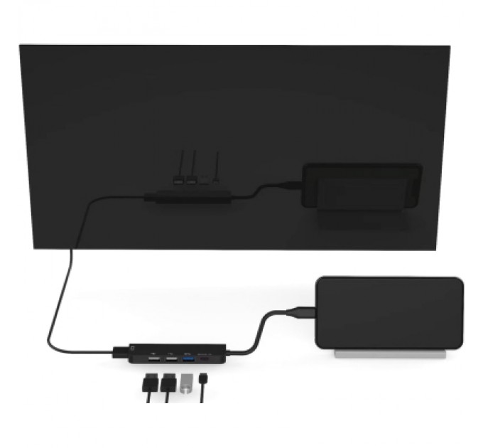 XoKo Концентратор XoKo AC-405 Type-C to HDMI+USB 3.0+USB 2.0+Type-C (XK-AC-405)