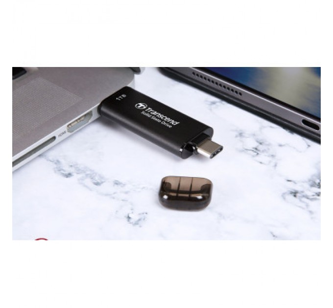 Transcend Накопичувач SSD USB 3.2 256GB Transcend (TS256GESD310C)