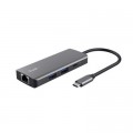 Trust Порт-реплікатор Trust Dalyx 6-in-1 USB-C Multi-port Dock Aluminium (24968_TRUST)