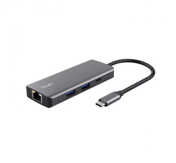 Trust Порт-реплікатор Trust Dalyx 6-in-1 USB-C Multi-port Dock Aluminium (24968_TRUST)