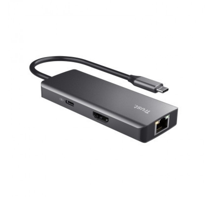 Trust Порт-реплікатор Trust Dalyx 6-in-1 USB-C Multi-port Dock Aluminium (24968_TRUST)