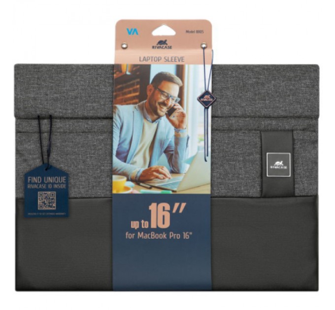 RivaCase Чохол до ноутбука RivaCase 15.6" 8805 (Black) "Lantau", меланж (8805Black)