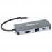 D-Link Концентратор D-Link 3xUSB3.0, 1xUSB-C/PD, 1xHDMI 1.4b, 1xGE, USB-C (DUB-2335)