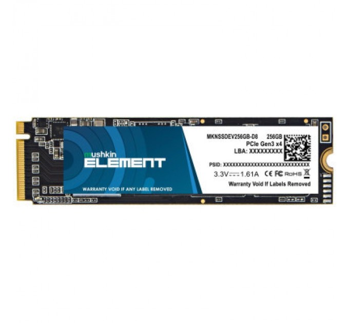 Mushkin Накопичувач SSD M.2 2280 256GB Mushkin (MKNSSDEV256GB-D8)