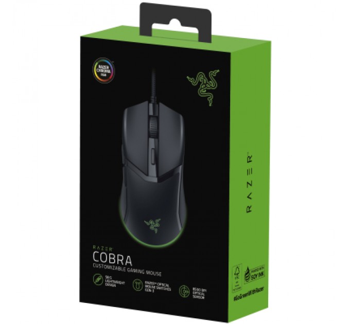 Razer Мишка Razer Cobra USB Black (RZ01-04650100-R3M1)