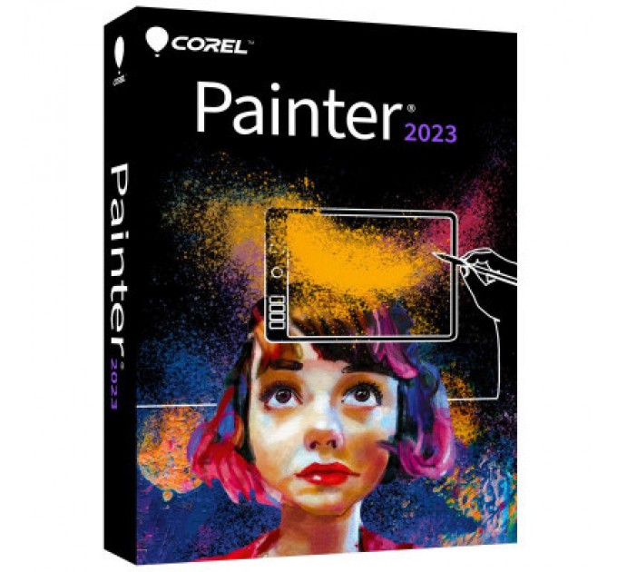 Corel ПЗ для мультимедіа Corel Painter 2023 ML EN/DE/FR Windows/Mac (ESDPTR2023ML)