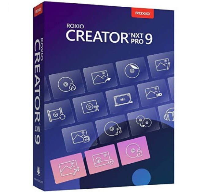 Corel ПЗ для мультимедіа Corel Roxio Creator NXT 9 EN Windows (ESDRCRNXT9ML)