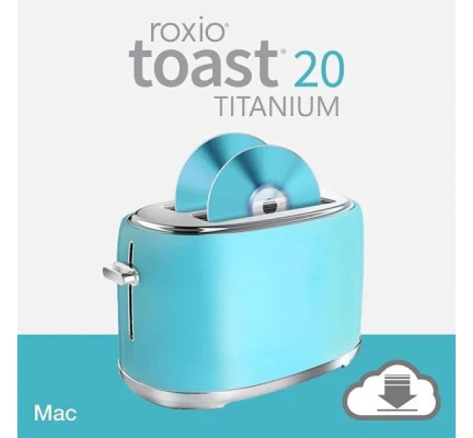 Corel ПЗ для мультимедіа Corel Roxio Toast 20 Titanium ML EN/DE/FR/ES/IT Mac (ESDRTO20TIMACML)