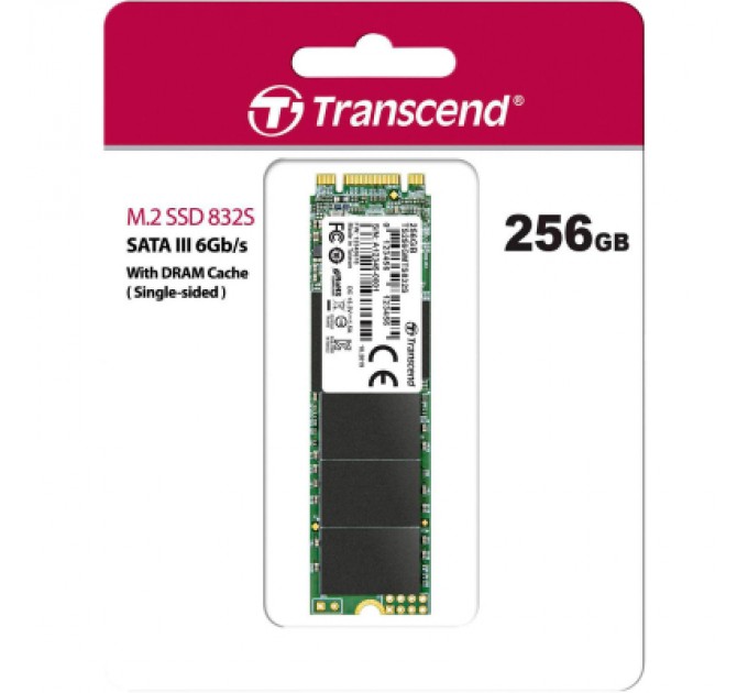 Transcend Накопичувач SSD M.2 2280 256GB Transcend (TS256GMTS832S)
