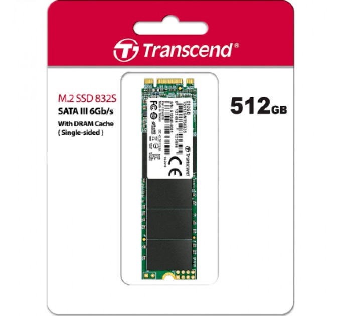 Transcend Накопичувач SSD M.2 2280 512GB Transcend (TS512GMTS832S)