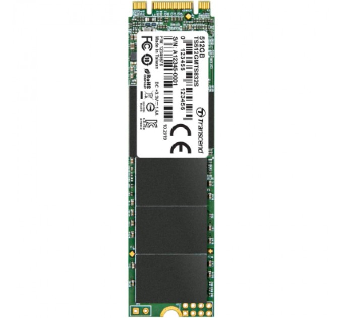 Transcend Накопичувач SSD M.2 2280 512GB Transcend (TS512GMTS832S)