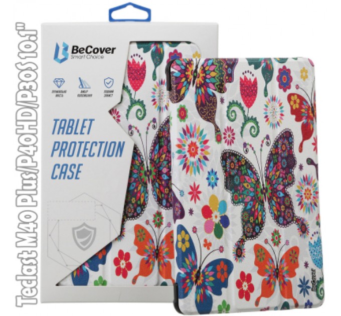 BeCover Чохол до планшета BeCover Smart Case Teclast M40 Plus/P40HD/P30S 10.1" Butterfly (709538)