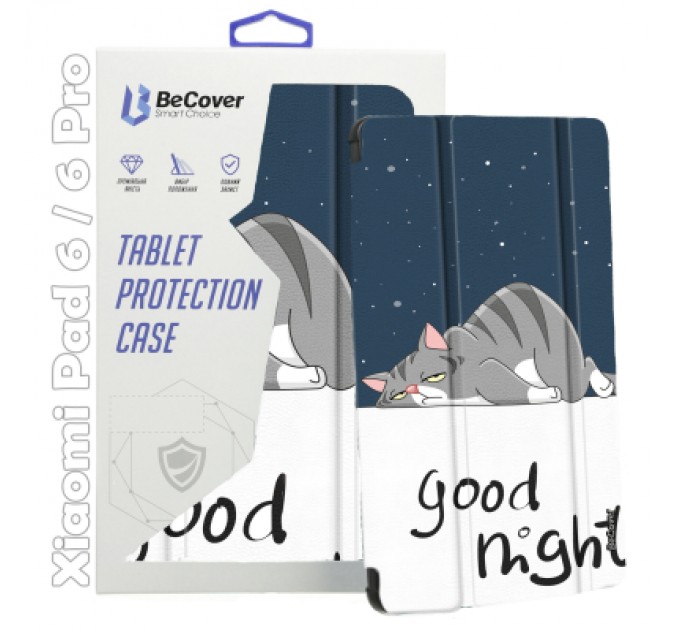 BeCover Чохол до планшета BeCover Smart Case Xiaomi Mi Pad 6 / 6 Pro 11" Good Night (709498)