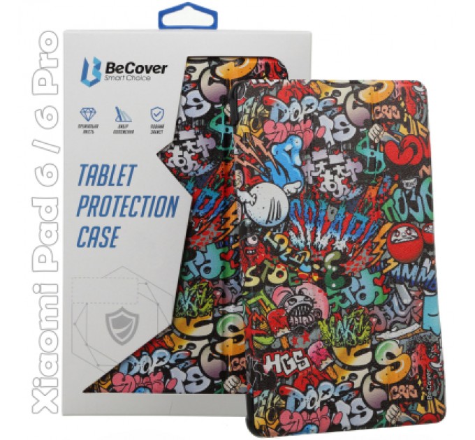 BeCover Чохол до планшета BeCover Smart Case Xiaomi Mi Pad 6 / 6 Pro 11" Graffiti (709496)