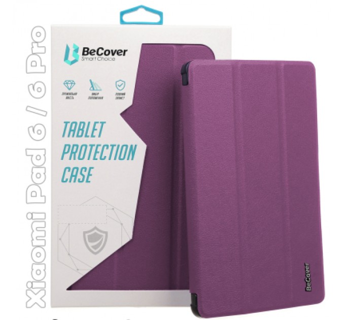 BeCover Чохол до планшета BeCover Smart Case Xiaomi Mi Pad 6 / 6 Pro 11" Purple (709501)