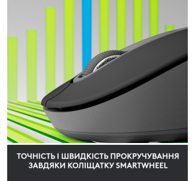 Logitech Мишка Logitech Signature M650 L Wireless Mouse for Business Graphite (910-006348)