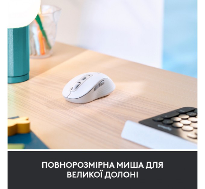 Logitech Мишка Logitech Signature M650 L Wireless Mouse for Business Off-White (910-006349)