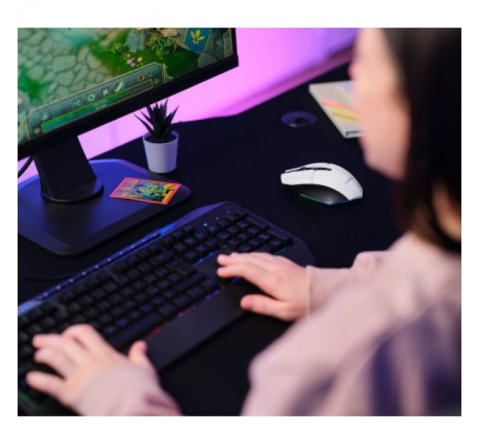 Trust Мишка Trust GXT 110 Felox RGB Wireless White (25069)