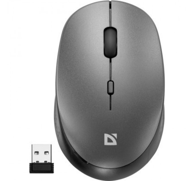 Defender Мишка Defender Auris MB-027 Silent Wireless Grey (52029)