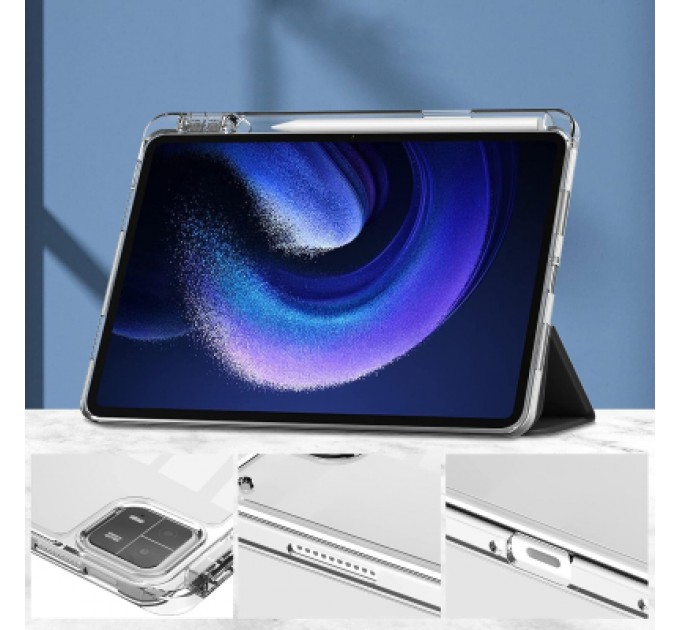 BeCover Чохол до планшета BeCover TPU Edge stylus mount Xiaomi Mi Pad 6 / 6 Pro 11" Black (709558)