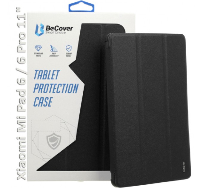 BeCover Чохол до планшета BeCover TPU Edge stylus mount Xiaomi Mi Pad 6 / 6 Pro 11" Black (709558)
