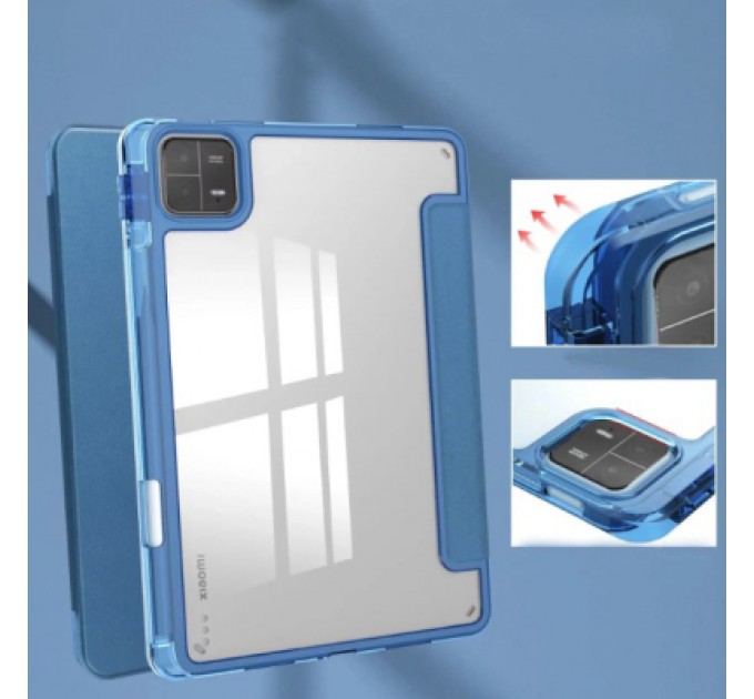 BeCover Чохол до планшета BeCover TPU Edge stylus mount Xiaomi Mi Pad 6 / 6 Pro 11" Blue (709559)