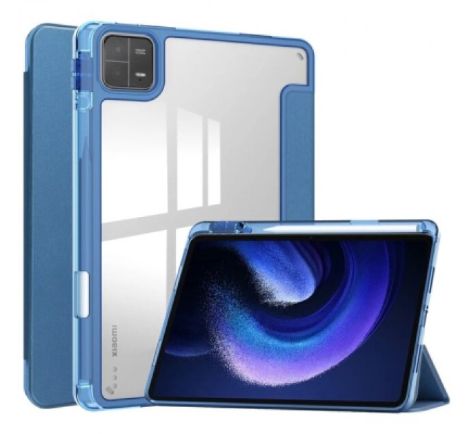 BeCover Чохол до планшета BeCover TPU Edge stylus mount Xiaomi Mi Pad 6 / 6 Pro 11" Blue (709559)