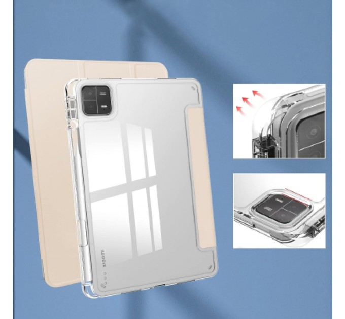 BeCover Чохол до планшета BeCover TPU Edge stylus mount Xiaomi Mi Pad 6 / 6 Pro 11" Rose Gold (709557)