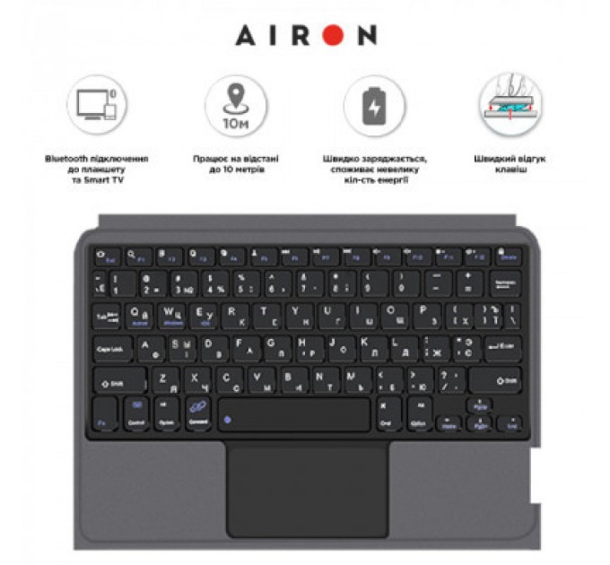 AirOn Чохол до планшета AirOn Premium iPad 10.9 10Gen 2022 10.9" with Keyboard (4822352781095)