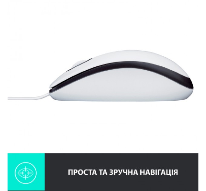 Logitech Мишка Logitech M100 USB White (910-006764)
