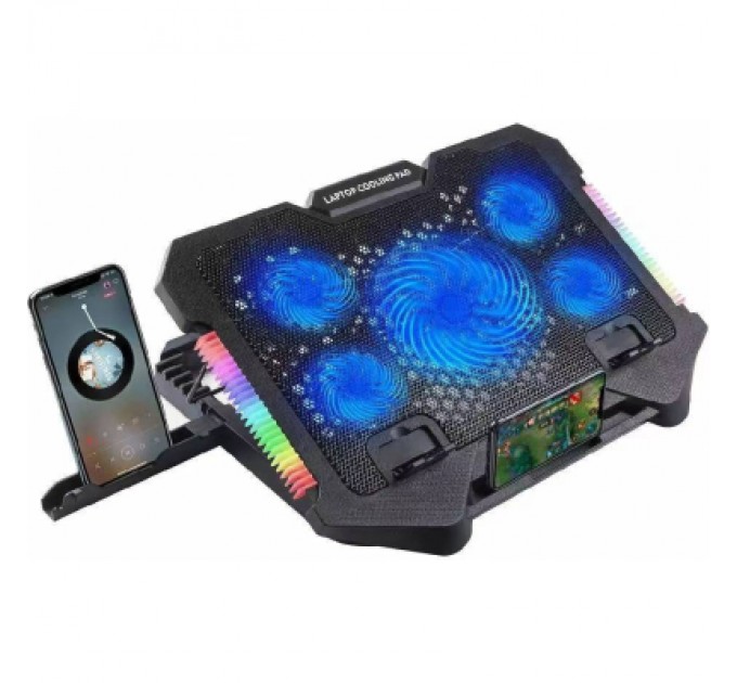 XoKo Підставка до ноутбука XoKo NST-051 RGB Black (XK-NST-051RGB-BK)