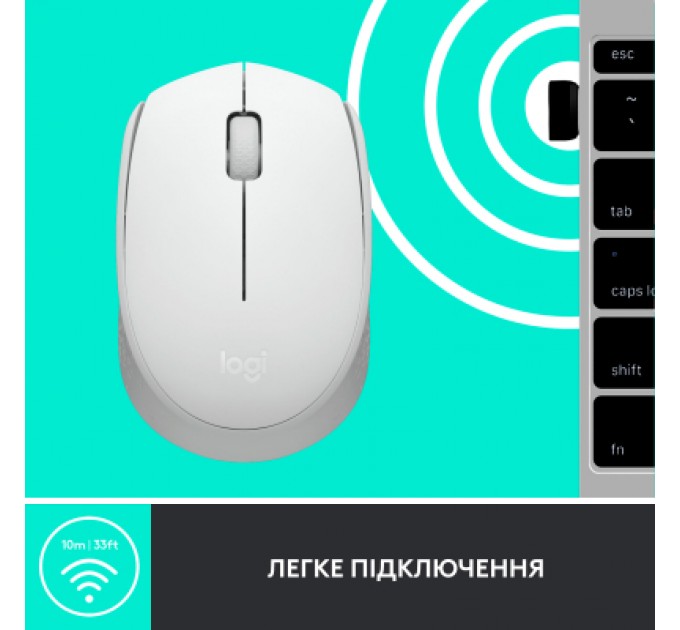 Logitech Мишка Logitech M171 White (910-006867)