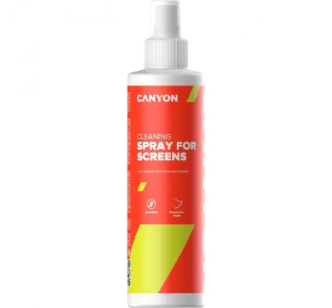 Canyon Спрей для очищення Canyon Screen Сleaning Spray, 250ml, Blister (CNE-CCL21-H)