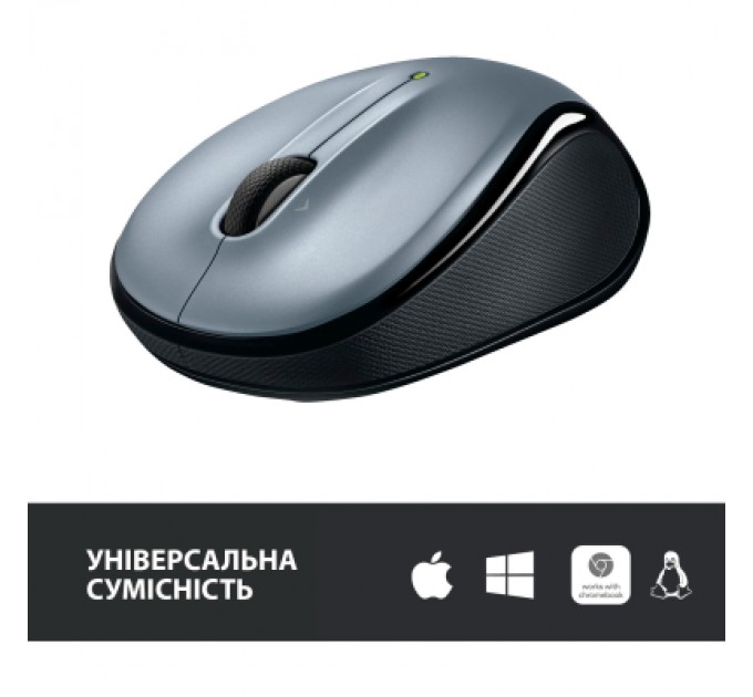 Logitech Мишка Logitech M325s Wireless Light Silver (910-006813)