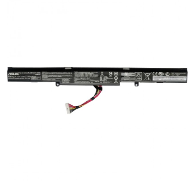 ASUS Акумулятор до ноутбука ASUS X450J A41-X550E, 37Wh (2500mAh), 4cell, 14.4V, Li-ion, black (A47765)