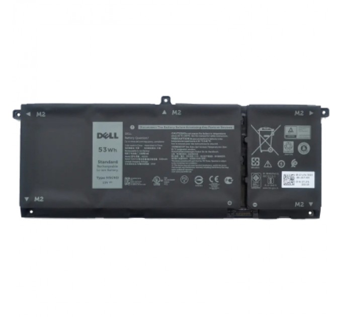 Dell Акумулятор до ноутбука Dell Latitude 5501 H5CKD, 3360mAh (53Wh), 4cell, 15V, Li-ion, black (A47770)
