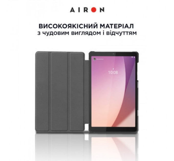 AirOn Чохол до планшета AirOn Premium Lenovo Tab M8 4th Gen (TB-300FU) + protective film black (4822352781092)